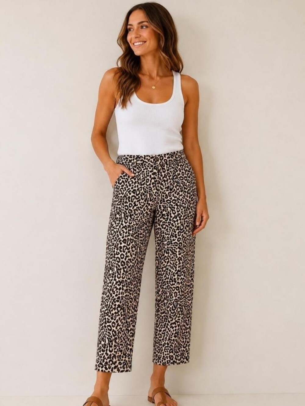J. Crew Leopard Print Pants